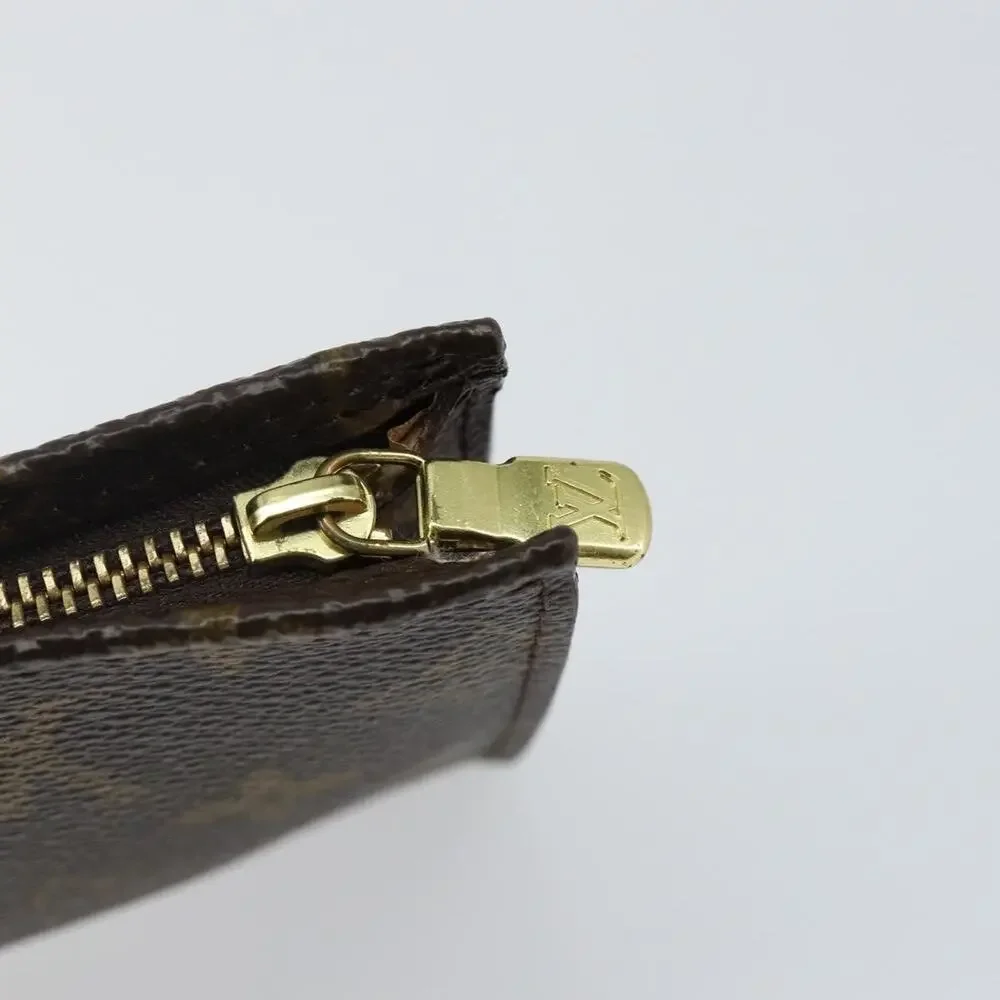 Louis Vuitton Monogram Bucket PM Accessory Pouch Brown